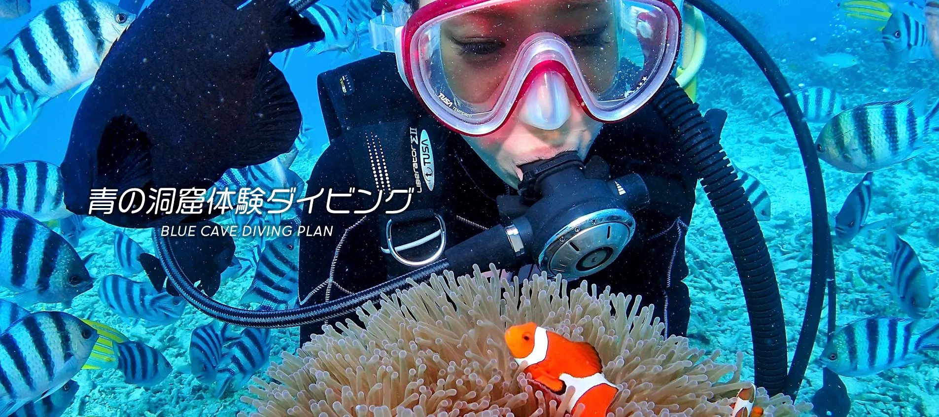 青の洞窟　体験ダイビング